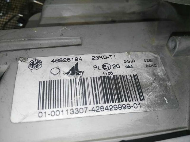 Reflektor prawy 46826194 FIAT
