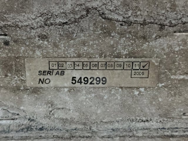 Chłodnica intercoolera 46849068 FIAT