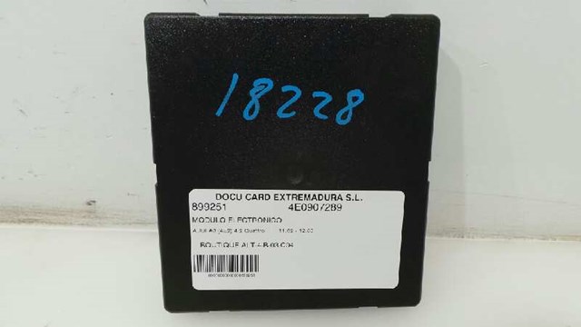 Blok komfortu 4E0907289 VAG