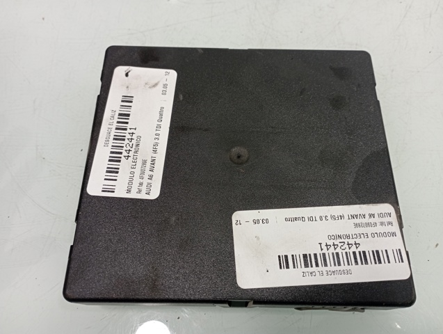 Blok komfortu 4F0907289E VAG