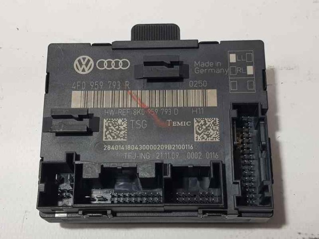Blok komfortu przednich drzwi 4F0959793R VAG