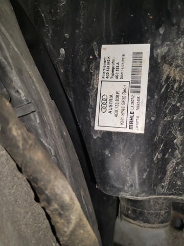 Filtr powietrza 4G0133843K VAG