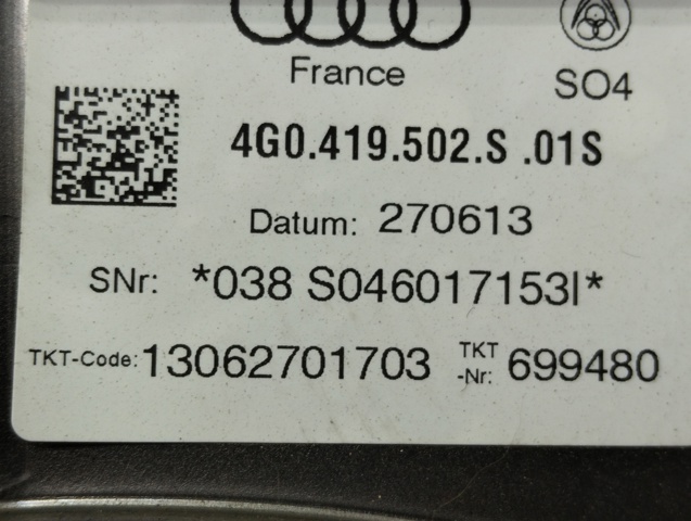 Kolumna (wał) kierownicza (kierownicy) Audi A6 4G2, 4GC