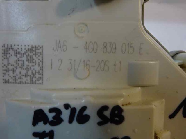 Zamek drzwi tylnych lewych 4G0839015E VAG