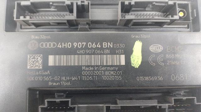 Blok komfortu Audi A7 4GA, 4GF