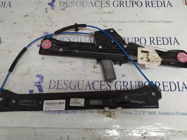 Mechanizm podnoszenia szyby drzwi przednich lewych 51337281885 BMW