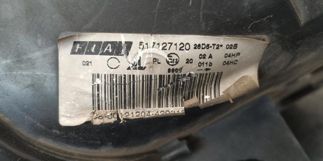 Reflektor lewy 517127120 FIAT