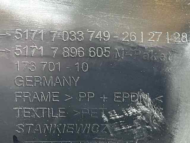 Nadkole błotnika przedniego lewe BMW 5 E61