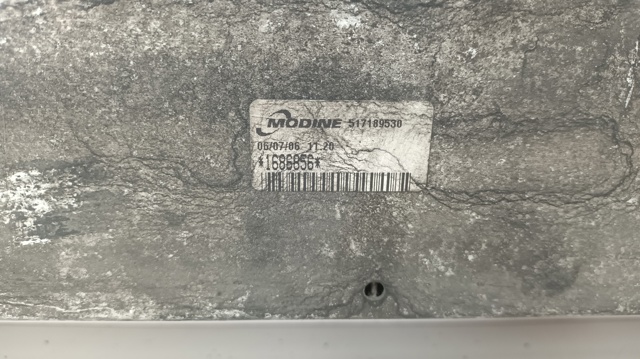 Chłodnica intercoolera 517189530 FIAT