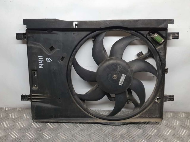 Dyfuzor chłodnicy, w komplecie z silnikiem i wirnikiem 51797134 FIAT
