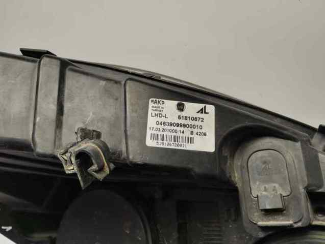 Reflektor lewy 51810672 FIAT