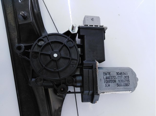 Mechanizm podnoszenia szyby drzwi przednich prawych 51810879 OPEL