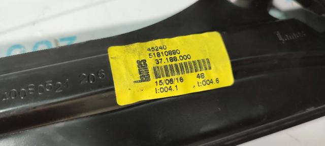 Mechanizm podnoszenia szyby drzwi przednich lewych 51810880 FIAT