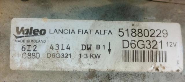 51880229 Fiat/Alfa/Lancia