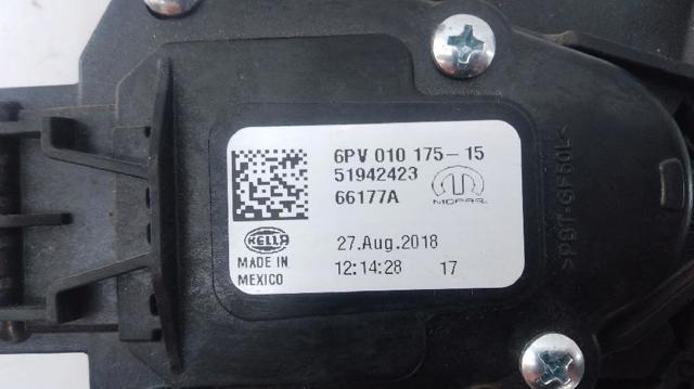Pedał przyspieszenia (gazu) 51942423 CHRYSLER