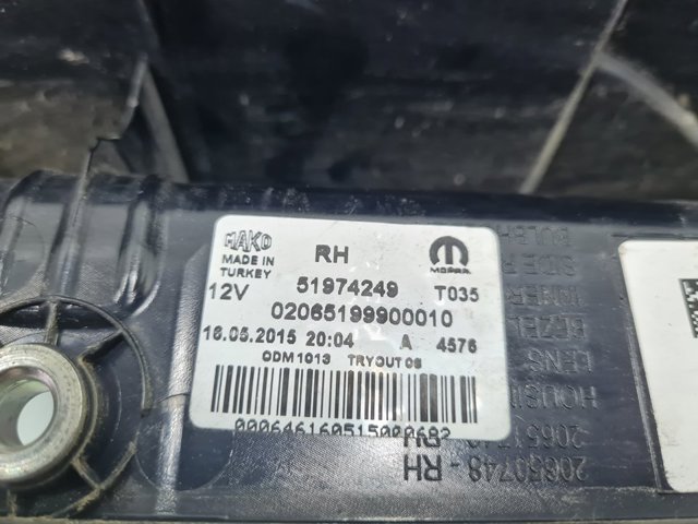 Lampa zespolona tylna prawa 51974249 FIAT