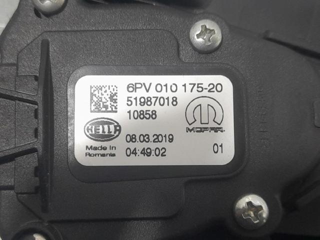 Pedał przyspieszenia (gazu) 51987018 FIAT