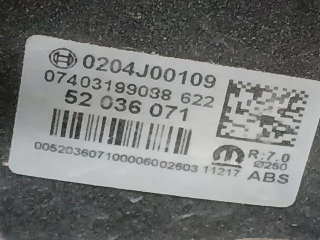 Główny cylinder hamulców 52036071 FIAT
