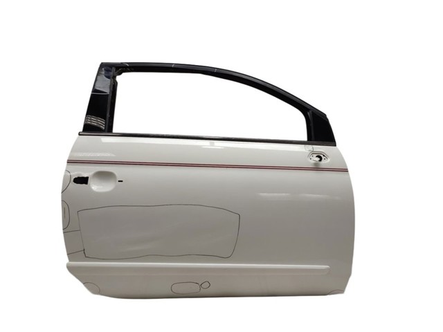 Drzwi przednie prawe 52136362 FIAT