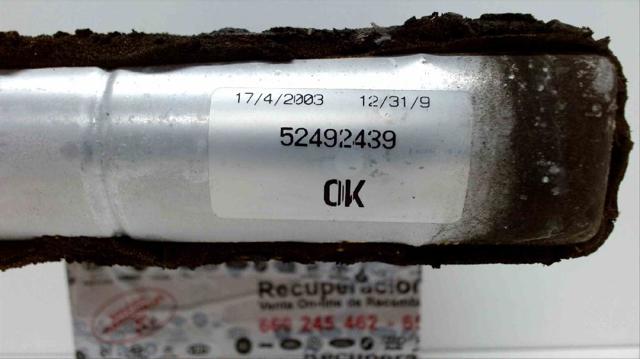 Chłodnica nagrzewnicy (ogrzewacza) 52492439 RENAULT