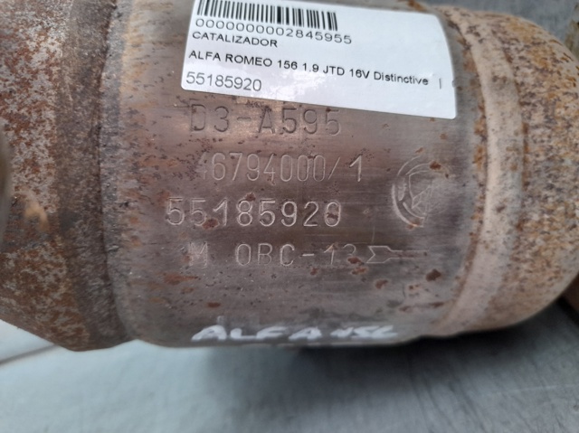 Konwerter-katalizator Fiat Stilo 192