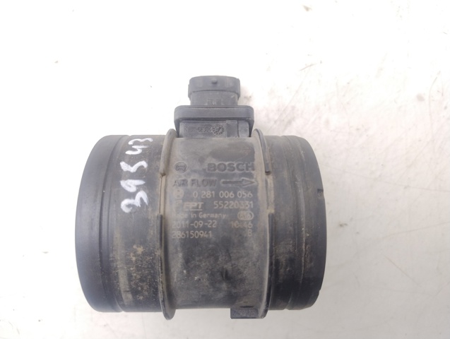 Czujnik przepływu powietrza, przepływomierz powietrza M.A.F. 55220331 FIAT