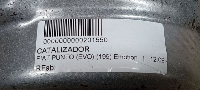 Filtr cząstek stałych układu wydechowego 55230485 FIAT