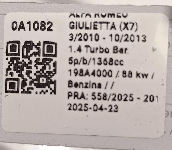 55254739 Fiat/Alfa/Lancia