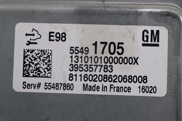 Sterownik silnika 55487860 OPEL