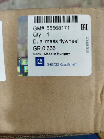 Zestaw sprzęgła (3 części) 55568171 OPEL
