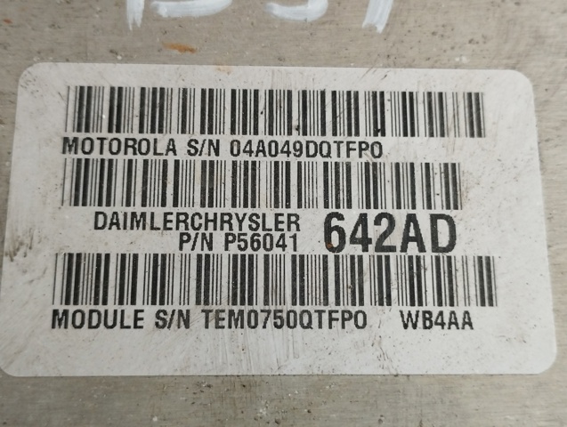 Sterownik silnika Jeep Grand Cherokee