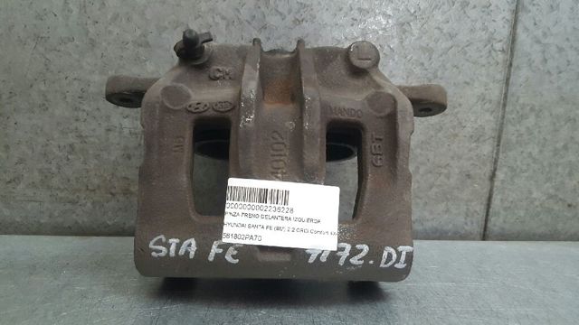 Zacisk hamulcowy przedni lewy 581802PA70 HYUNDAI