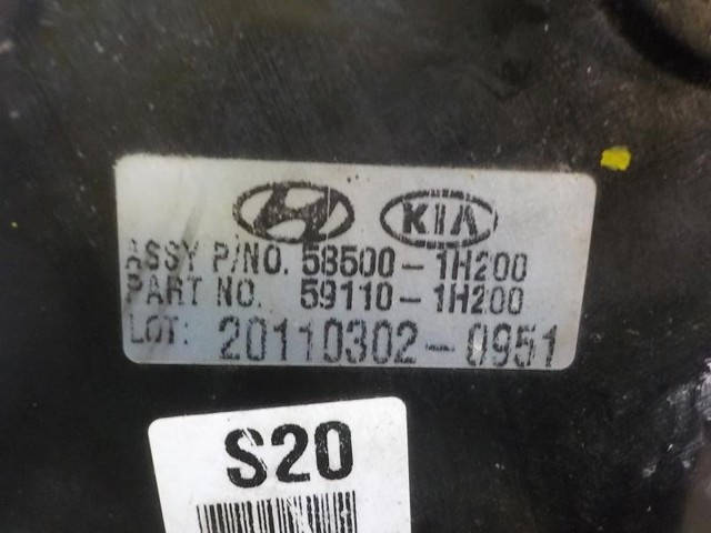 Wzmacniacz próżniowy hamulców 591101H010 HYUNDAI
