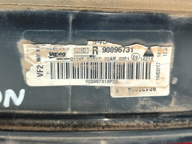 Lampa zespolona tylna prawa wewnętrzna 5F0945308J VAG