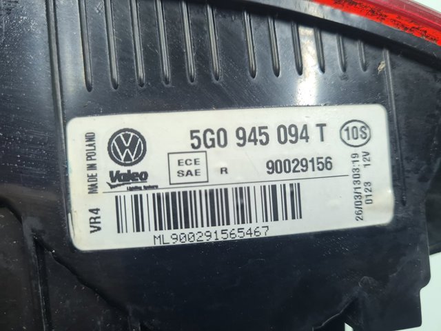 Lampa zespolona tylna prawa wewnętrzna 5G0945094T VAG