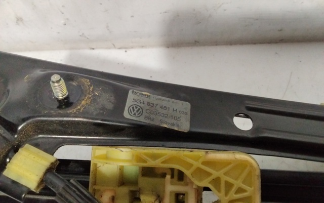 Mechanizm podnoszenia szyby drzwi przednich lewych 5G4837461H VAG