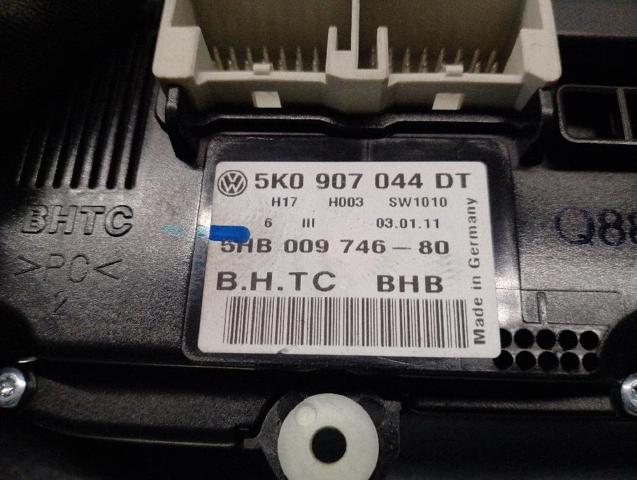 Sterownik trybów ogrzewania/klimatyzacji 5K0907044DT VAG