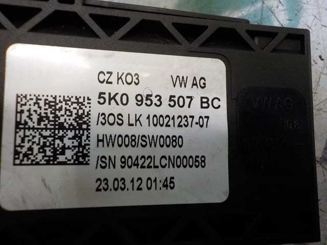 Przełącznik zespolony, w komplecie 5K0953513M9B9 VAG
