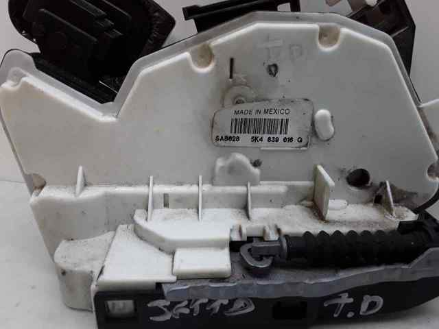 Zamek drzwi tylnych prawych 5K4839016G VAG