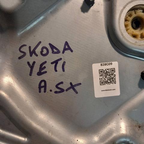 Mechanizm podnoszenia szyby drzwi przednich lewych 5L0837461 VAG