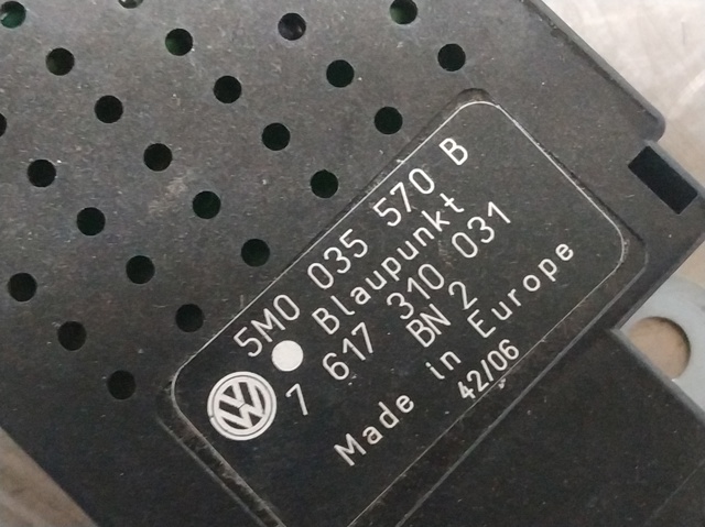 Wzmacniacz sygnału anteny 5M0035570B VAG