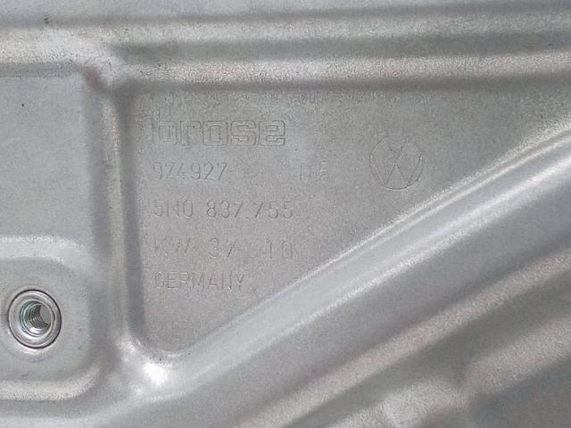 Mechanizm podnoszenia szyby drzwi przednich lewych 5N0837755 VAG