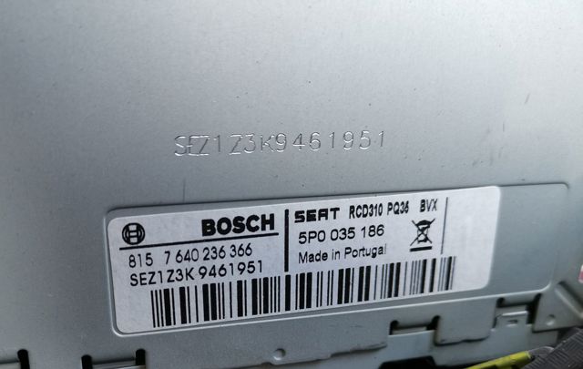 Radioodtwarzacz (radio AM/FM) 5P0035186 VAG