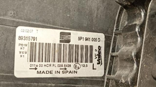 Reflektor lewy 5P1941005D VAG