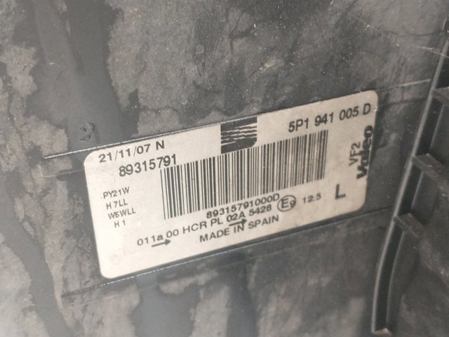 Reflektor lewy 5P1941005D VAG