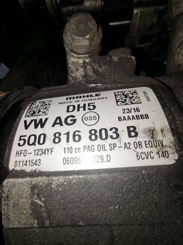 Sprężarka klimatyzacji 5Q0816803B VAG