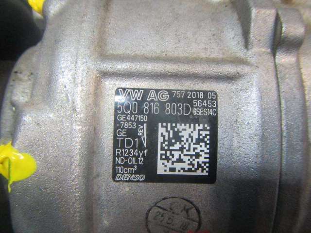 Sprężarka klimatyzacji 5Q0816803F VAG