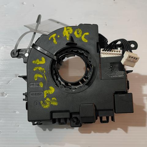 Pierścień kontaktowy AIRBAG, taśma kierownicy Skoda SuperB 3 3V3