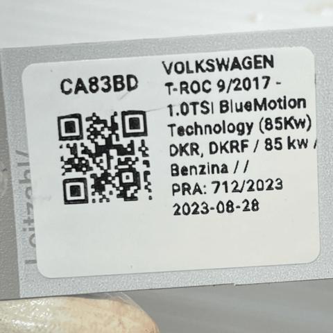 Pierścień kontaktowy AIRBAG, taśma kierownicy Skoda SuperB 3 3V3