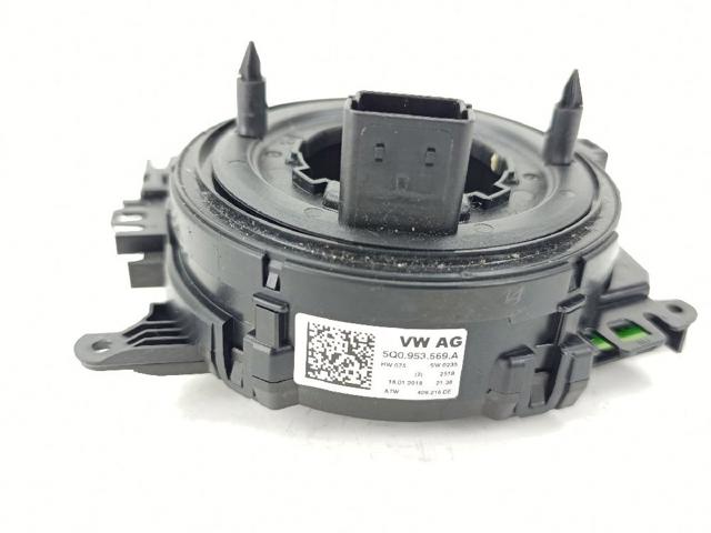 Pierścień kontaktowy AIRBAG, taśma kierownicy Skoda SuperB 3 3V3